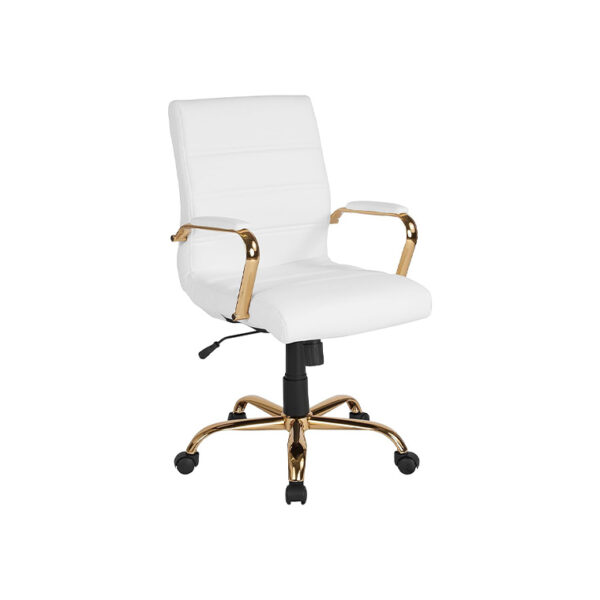 LeatherSoft Desk Chair - Image 3